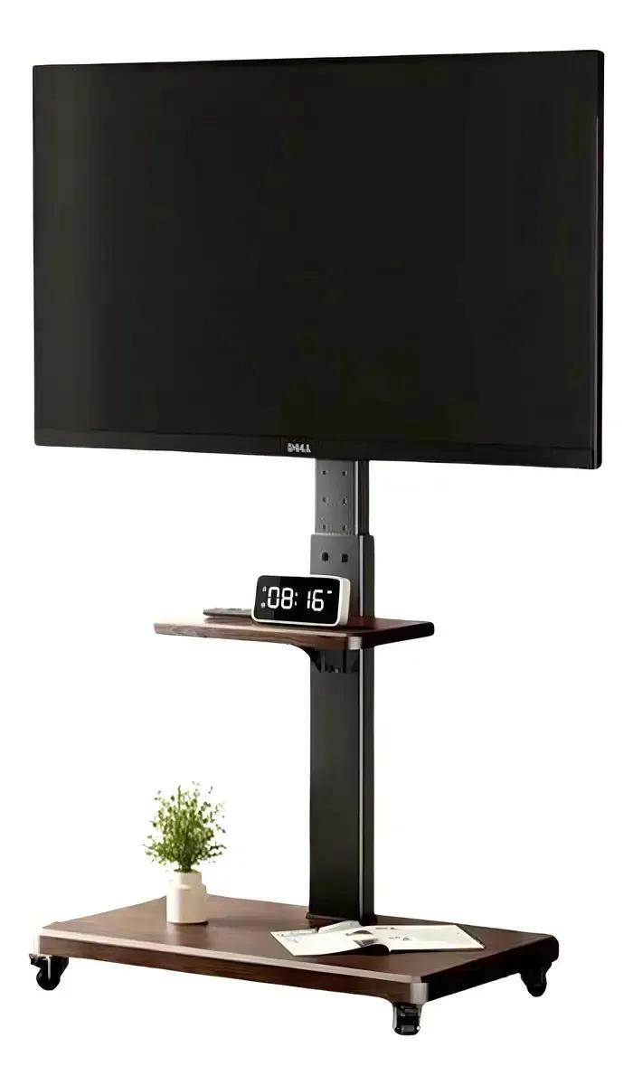 SOPORTE MOVIL PARA TV CON RUEDAS Y PEDESTAL AJUSTABLE DE 32 A 70 PULGADAS - 1