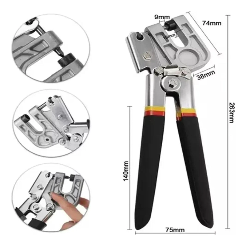 ALICATE CRIMPADOR PUNZADORA 27.94 CM - 3