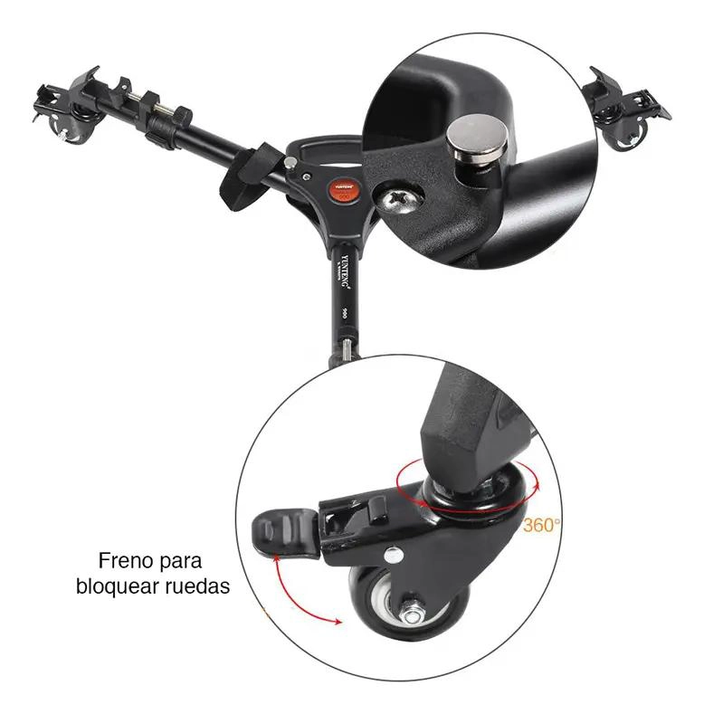 BASE PLEGABLE CON RUEDAS PARA TRIPODE UNIVERSAL - 5
