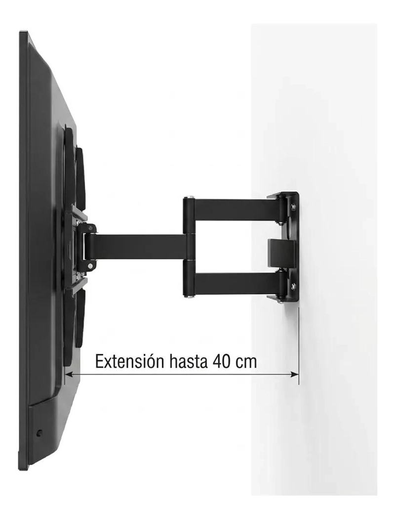SOPORTE ARTICULADO PARA TV DE 40 A 80 PULGADAS CON CONTROL M5 - 5