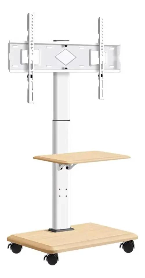 SOPORTE MOVIL PARA TV CON RUEDAS Y BASE PEDESTAL - 9