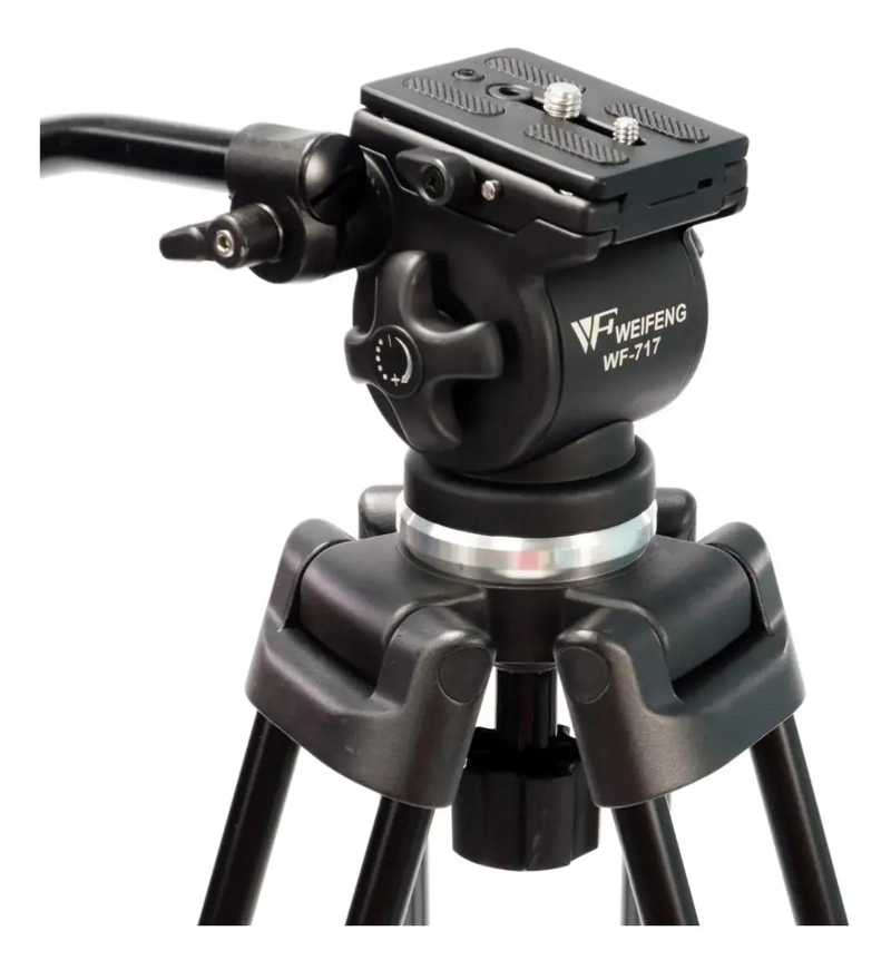 TRIPODE PROFESIONAL CON CABEZAL FLUIDO PARA VIDEO - 1