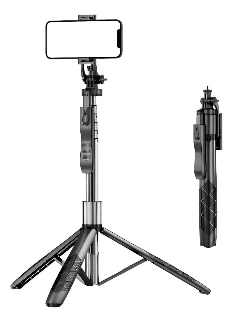 TRIPODE PLEGABLE PARA CELULAR CON CONTROL BLUETOOTH Y ESTABILIZADOR - 1