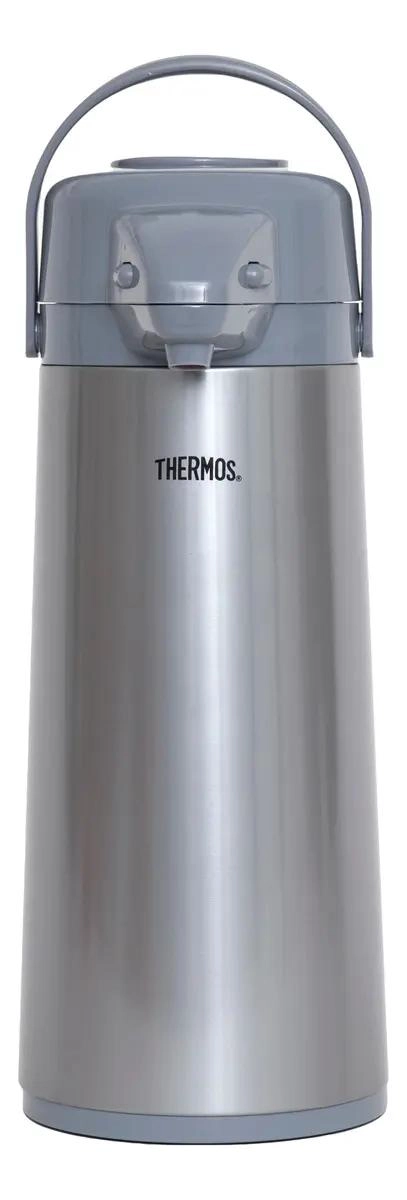 TERMO SIFON DE VIDRIO 2,5 LITROS COLOR GRIS IDEAL PARA BEBIDAS - 1