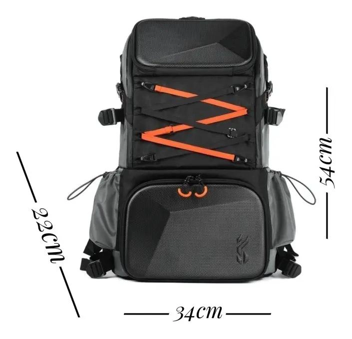 MOCHILA PARA FOTOGRAFIA Y VIAJES CON COMPARTIMENTOS AJUSTABLES - 5