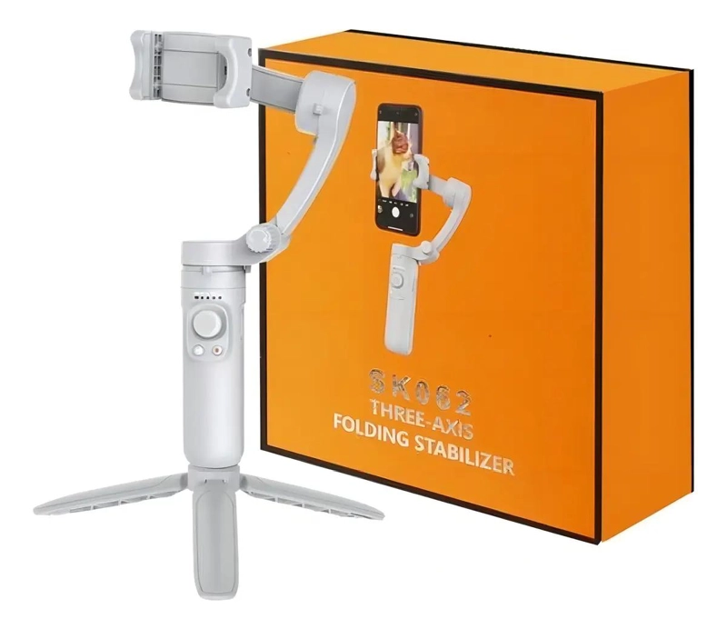 ESTABILIZADOR GIMBAL PLEGABLE PARA CELULARES CON MOVIMIENTO FACIAL - 10