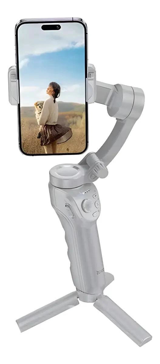 ESTABILIZADOR GIMBAL PLEGABLE PARA CELULARES CON MOVIMIENTO FACIAL - 9