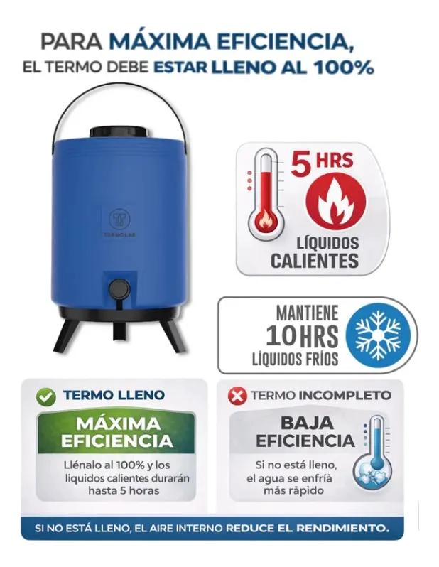 TERMO DE 15 LITROS IDEAL PARA BEBIDAS CALIENTES - 4