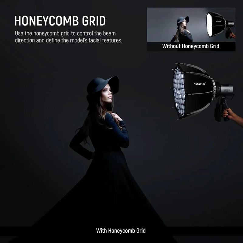 SOFTBOX OCTAGONAL DE 45CM PARA FOTOGRAFIA Y VIDEO - 4