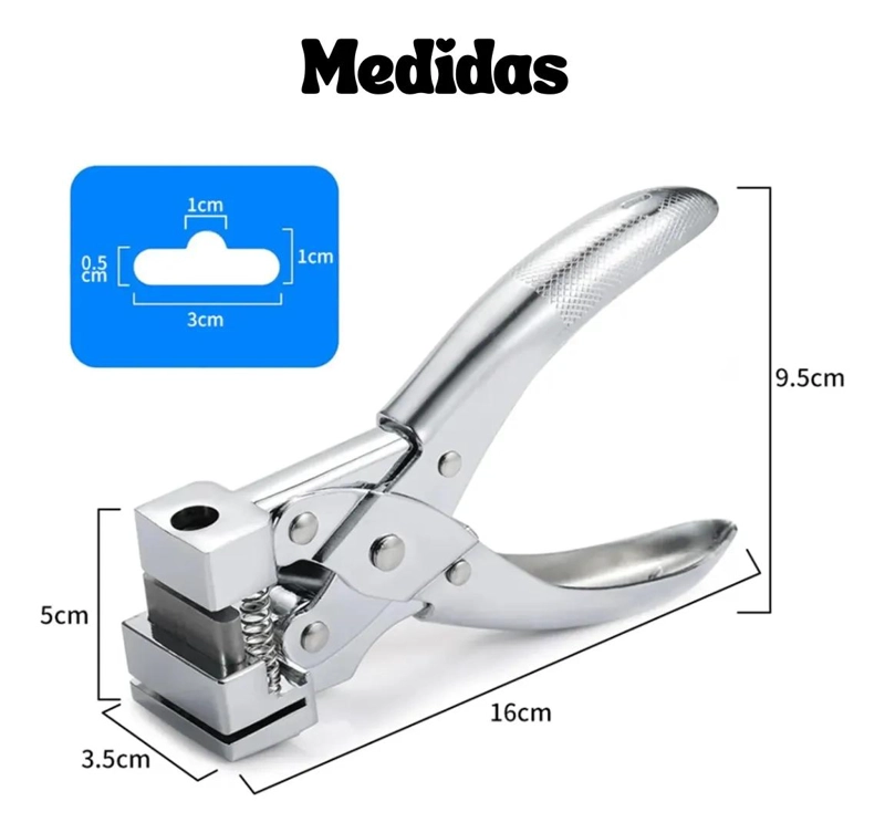 PERFORADORA ALICATE CORTE PARA GANCHERA - 5