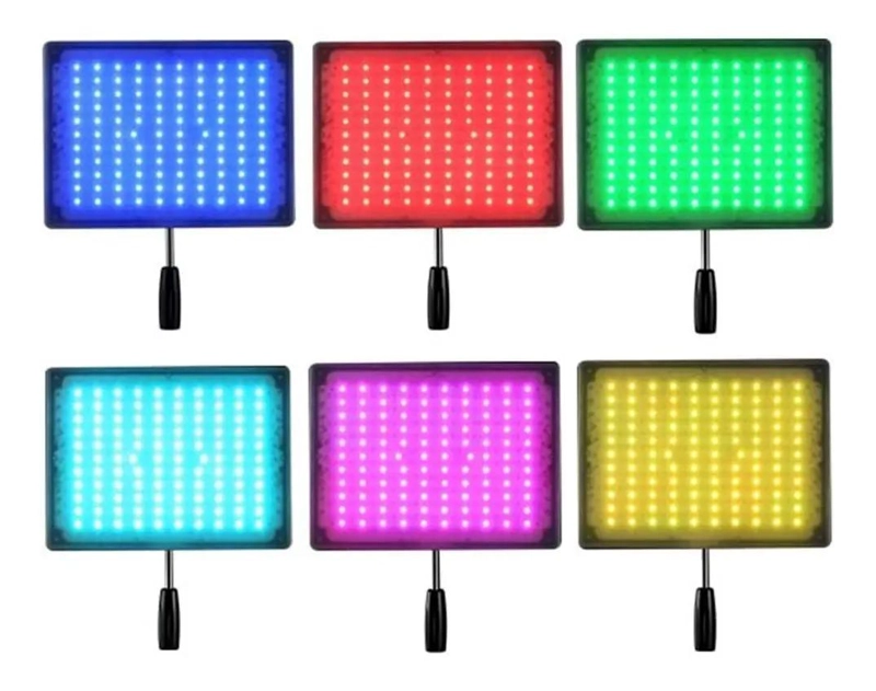 LUZ DE VIDEO LED RGB AJUSTABLE PARA FOTOGRAFIA Y VIDEO - 2