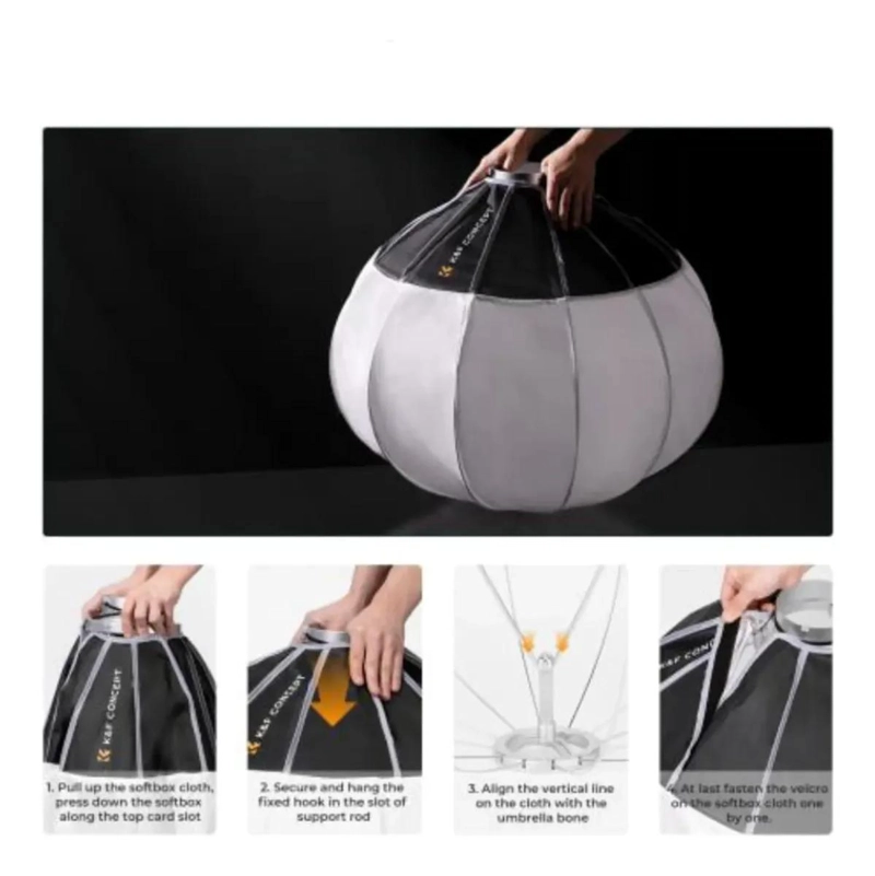 SOFTBOX ESFE RICO DE 85CM PARA ILUMINACION PROFESIONAL - 4