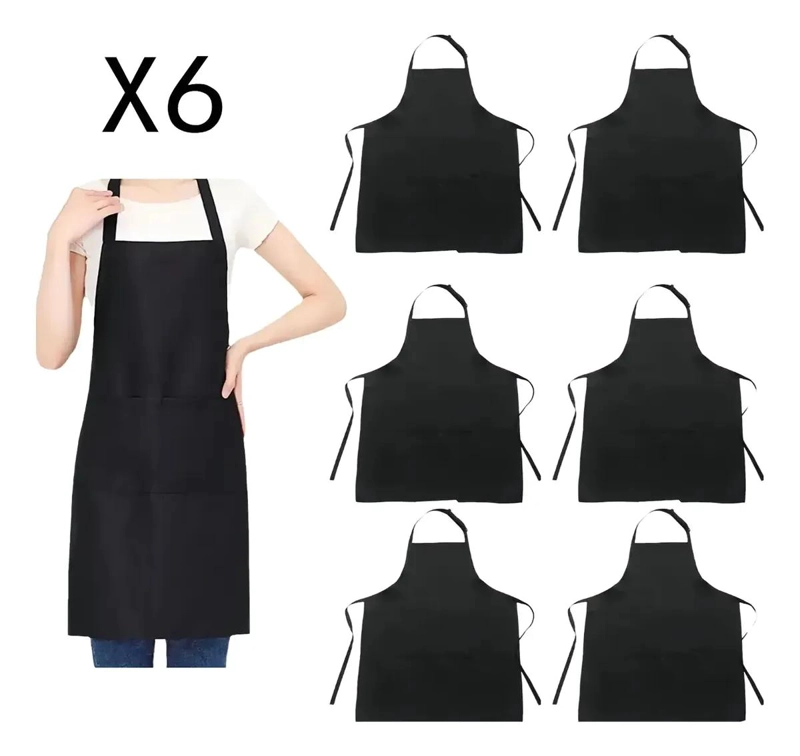 DELANTAL DE COCINA AJUSTABLE ANTIMANCHA Y ANTIGRASA - 1