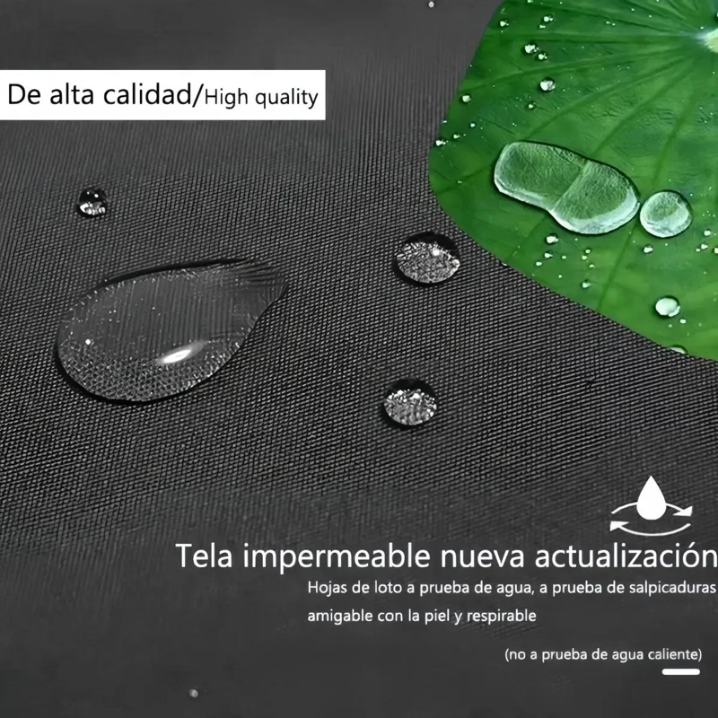 DELANTAL DE COCINA AJUSTABLE ANTIMANCHA Y ANTIGRASA - 6