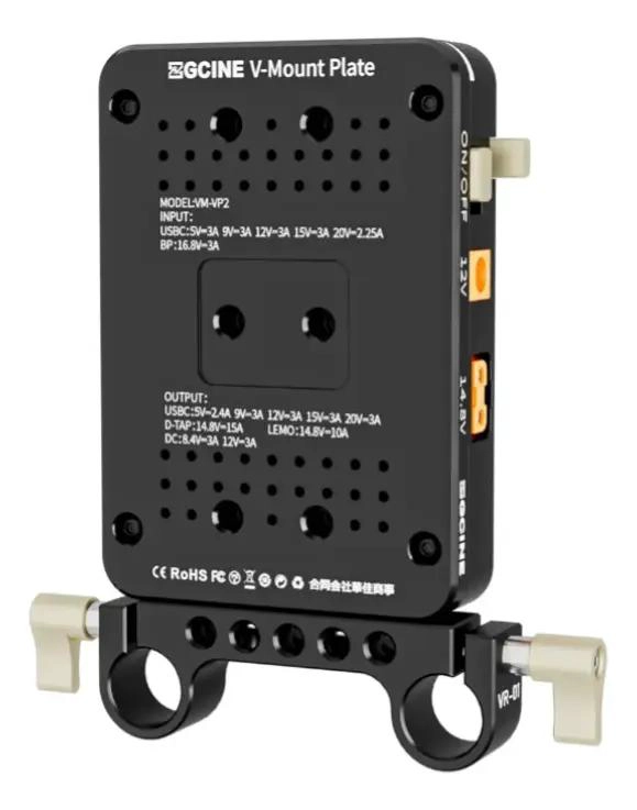 PLACA DE MONTAJE V-MOUNT PARA ALIMENTACION DE CAMARA Y ACCESORIOS - 3