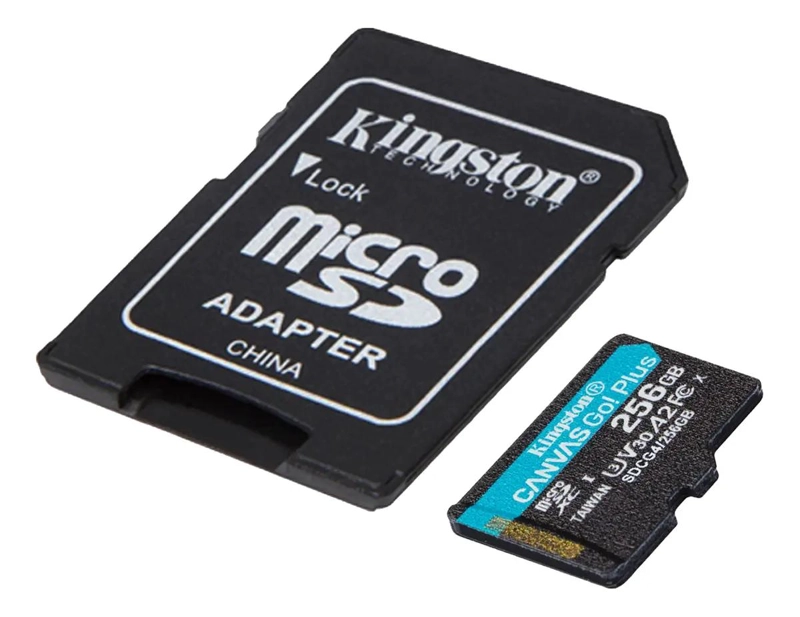 TARJETA DE MEMORIA MICROSD 256GB PARA GRABACION 4K Y JUEGOS - 2