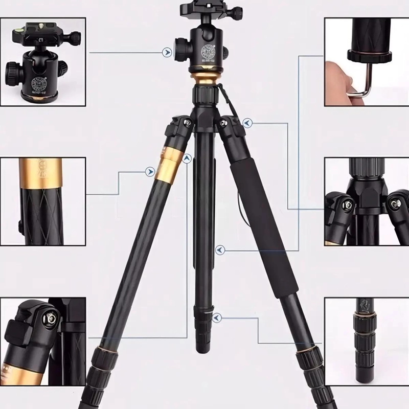 TRIPODE MONOPODE PROFESIONAL ROTULA 360° PARA CAMARAS - 6