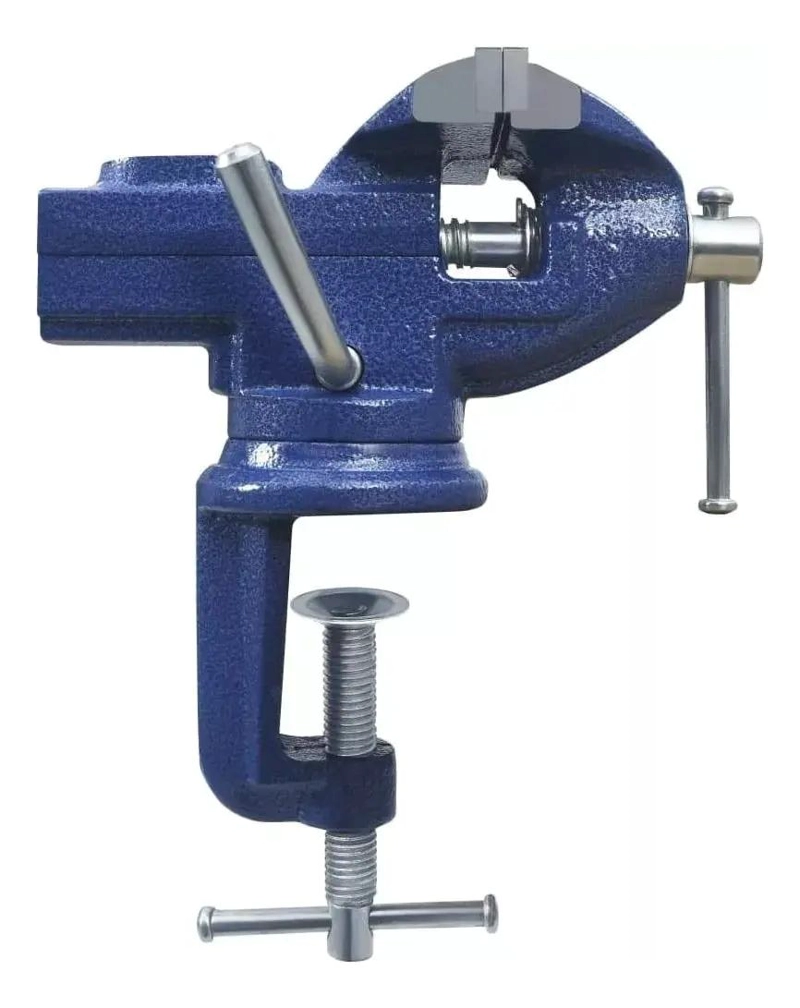 MORSA DE TORNILLO DE BANCO PARA JOYERIA 60 MM GIRATORIA - 1