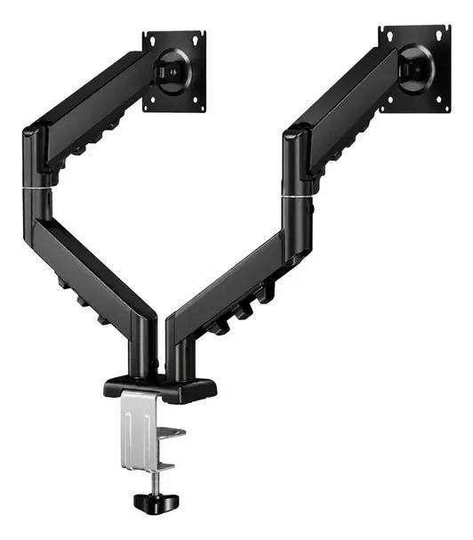 SOPORTE DOBLE BRAZO ARTICULADO PARA DOS MONITORES EN ESCRITORIO - 1