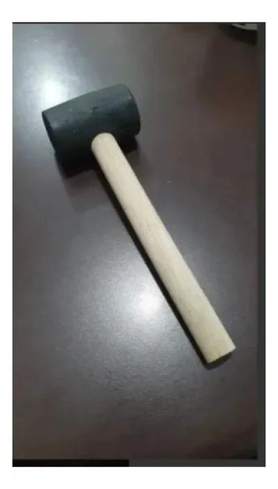 MARTILLO DE GOMA CON MANGO DE MADERA - 4