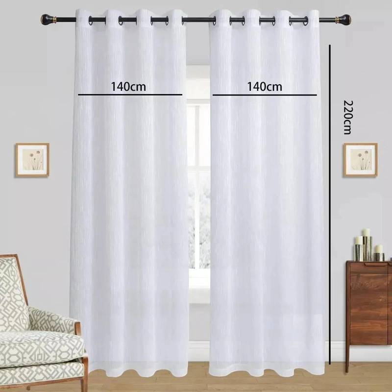 VISILLO DE LINO VELO EN PAÑOS PARA DECORACION DEL HOGAR - 2