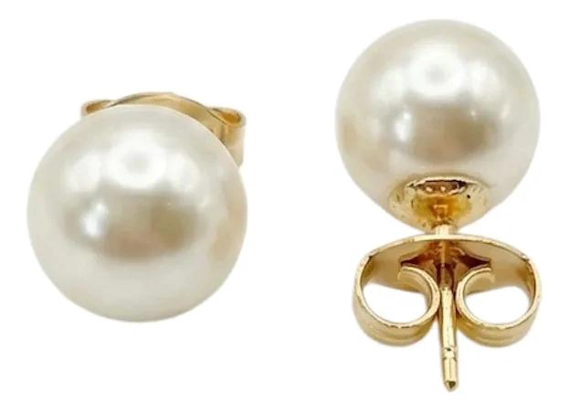 AROS DE PERLAS DE MALLORCA 10 MM ENCHAPADOS EN ORO 18K - 3