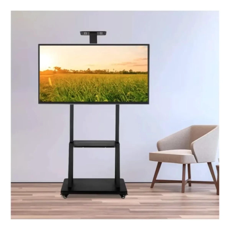 RACK TV PEDESTAL CON RUEDAS PARA TELEVISORES DE 32 A 70 PULGADAS - 4