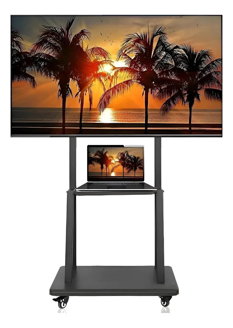 SOPORTE PEDESTAL MOVIL PARA TELEVISORES DE 32 A 70 PULGADAS - 1