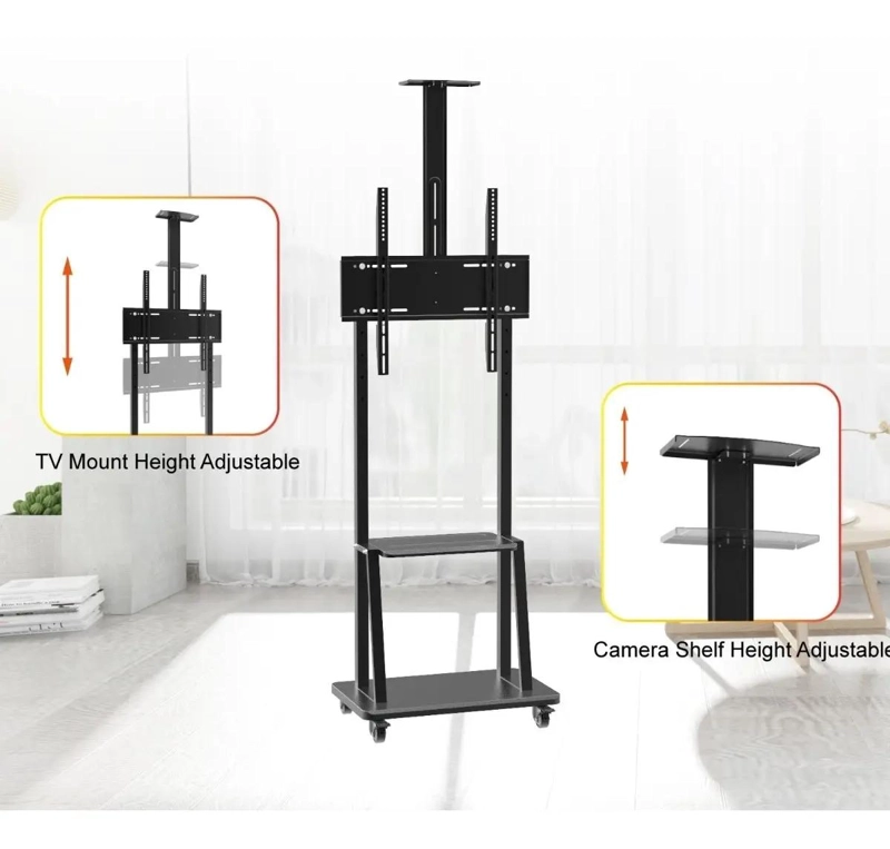 SOPORTE PEDESTAL MOVIL PARA TELEVISORES DE 32 A 70 PULGADAS - 3