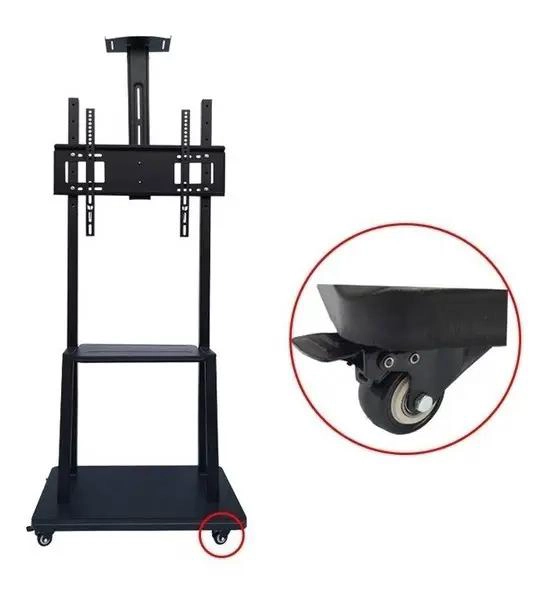 SOPORTE PEDESTAL MOVIL PARA TELEVISORES DE 32 A 70 PULGADAS - 5