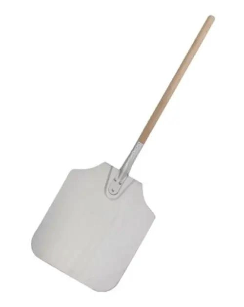 PALA DE ALUMINIO PARA PIZZA 40X46 CM CON MANGO DE MADERA - 1