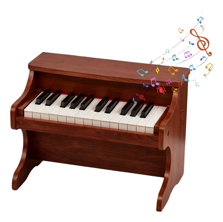 PIANO INFANTIL DE MADERA CON 25 TECLAS PARA NIÑOS - 1