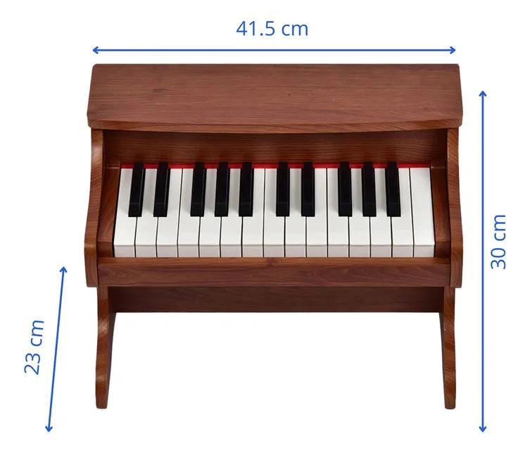 PIANO INFANTIL DE MADERA CON 25 TECLAS PARA NIÑOS - 7