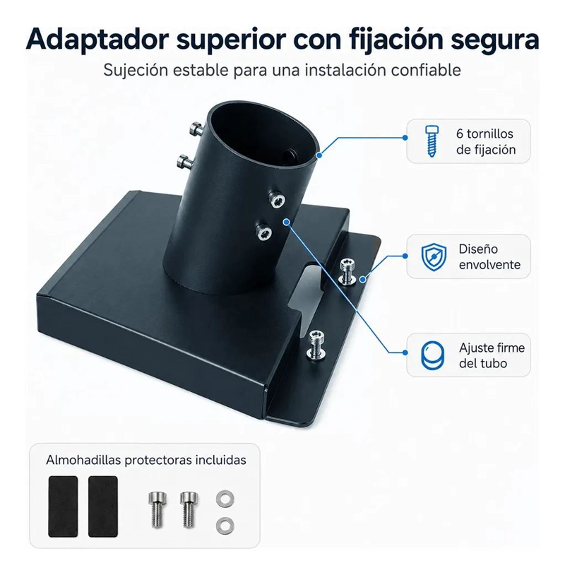 SOPORTE PARA ANTENA STARLINK V3 CON KIT DE INSTALACION COMPLETO - 5