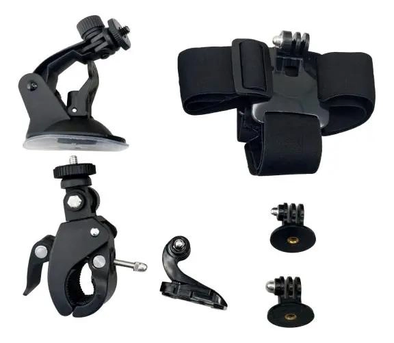 KIT DE 32 ACCESORIOS PARA CAMARA DEPORTIVA CON ESTUCHE Y TRIPODE - 3