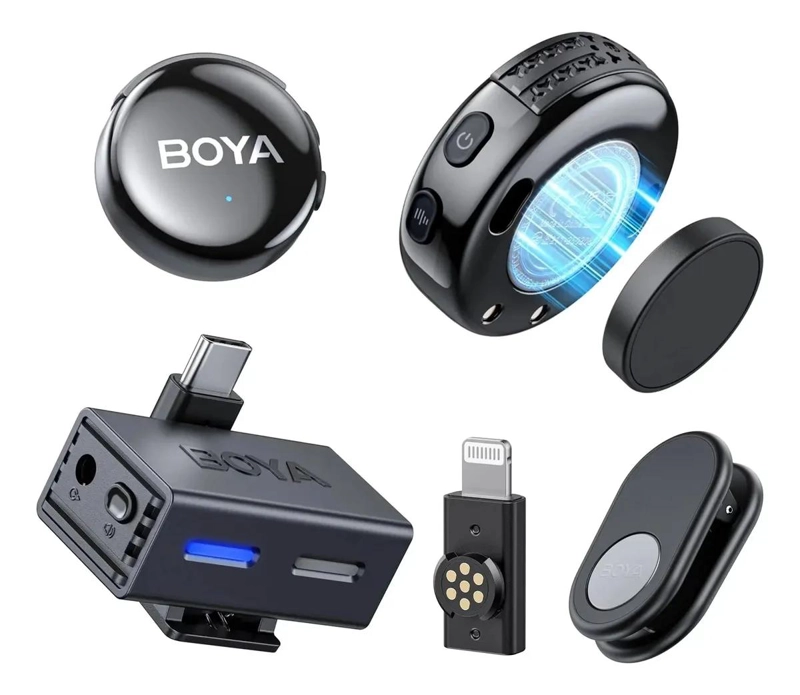 MICROFONO DOBLE USB-C Y LIGHTNING PARA GRABACION DE AUDIO - 1