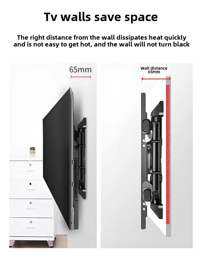 SOPORTE PARA TELEVISOR GRANDE 45-100 PULGADAS CON GIRO 180° - 4
