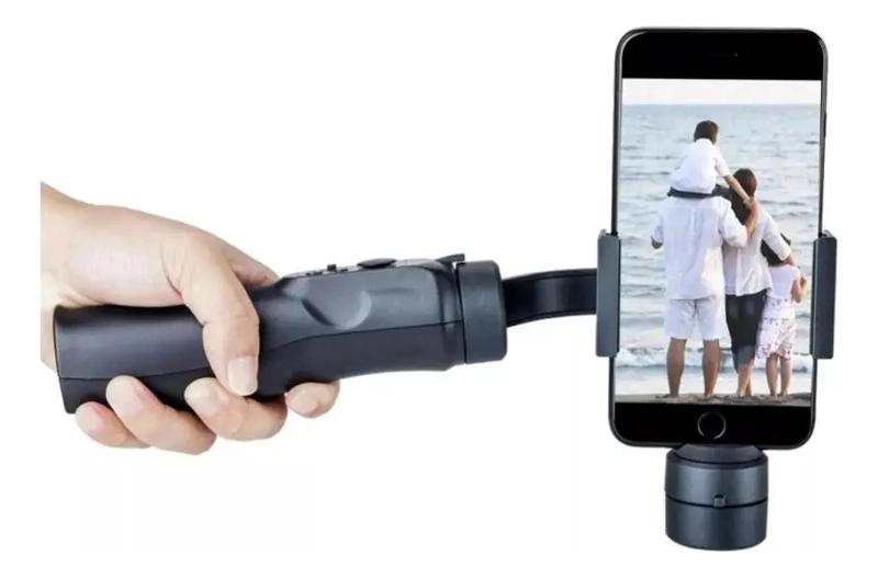 GIMBAL ESTABILIZADOR PARA CELULAR CON MINI TRIPODE Y BATERIA - 2