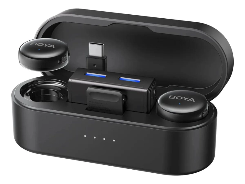 MICROFONO DOBLE INALAMBRICO CON CONECTORES USB-C - 1