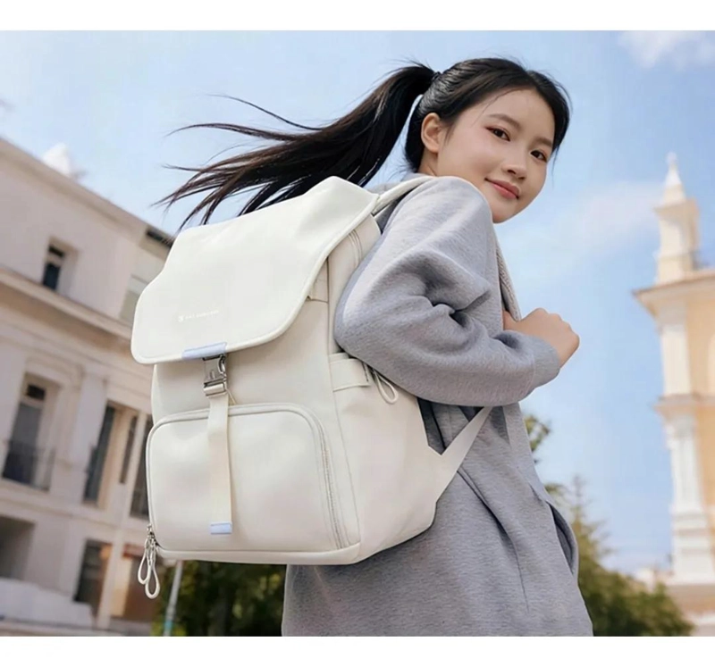MOCHILA URBANA Y FOTOGRAFICA DE 18 LITROS COLOR CREMA - 3