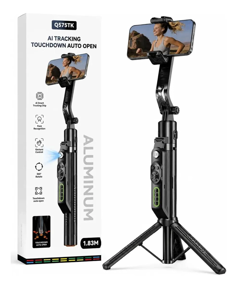TRIPODE CELULAR 1,83M CON SEGUIMIENTO FACIAL Y CONTROL REMOTO - 1