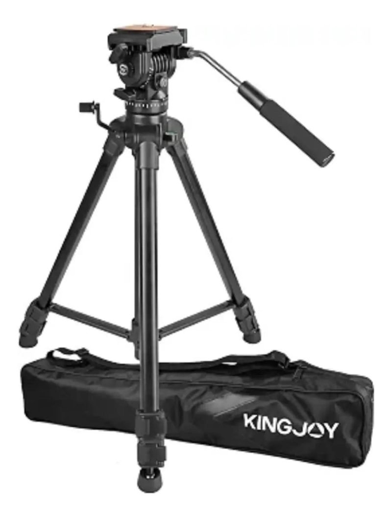 TRIPODE PROFESIONAL PARA FOTOGRAFIA Y VIDEO CON CABEZA FLUIDA - 2