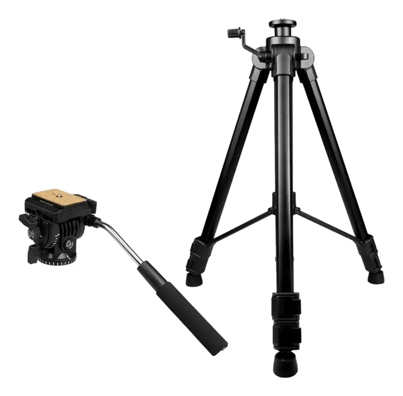 TRIPODE PROFESIONAL PARA FOTOGRAFIA Y VIDEO CON CABEZA FLUIDA - 3