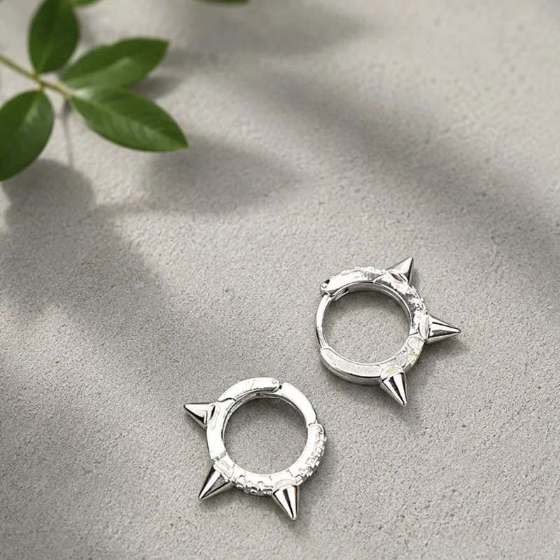AROS HUGGIE DE PLATA 925 CON MICROCIRCONES PARA TODOS - 2