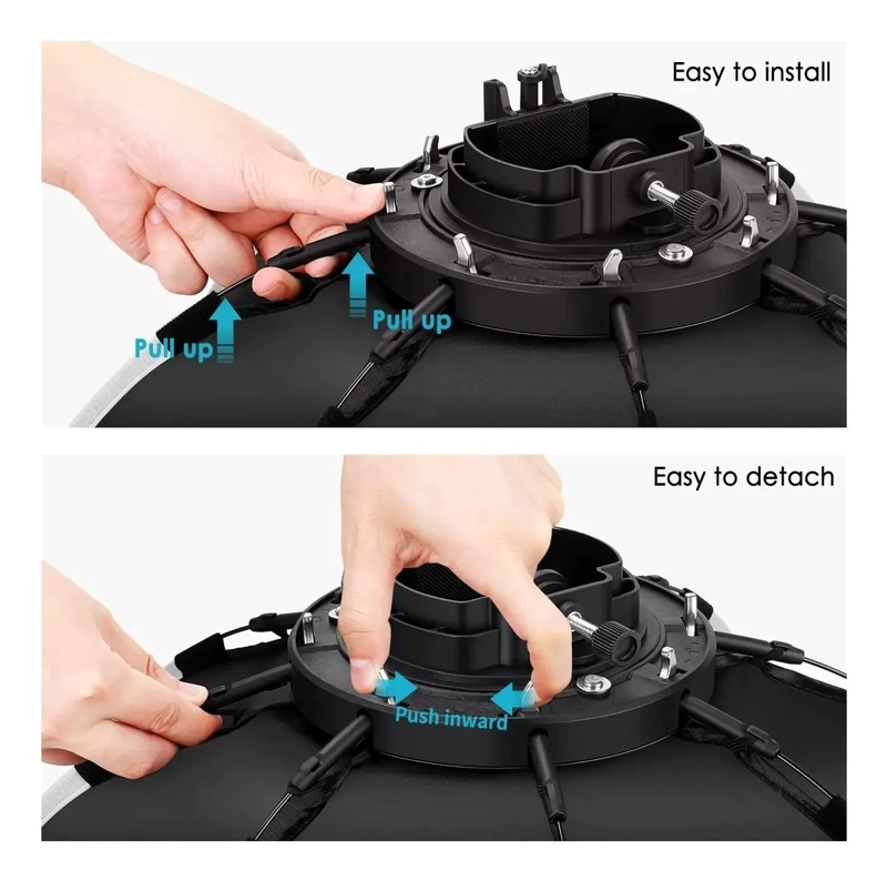 OCTABOX SOFTBOX DE 65 CM PARA FOTOGRAFIA PROFESIONAL - 7