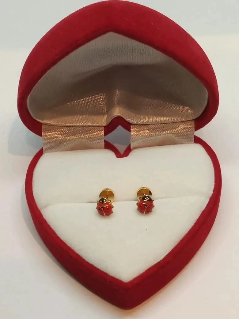 AROS PENDIENTES ABRIDORES DE ORO 18K PARA BEBE S - 3