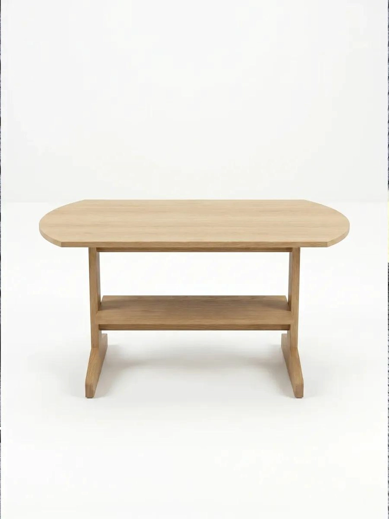 MESA DE CENTRO DOBLE NIVEL 100 CM PARA LIVING MODERNO - 4