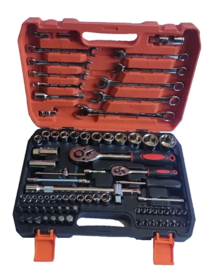 SET DE CAJA DE DADOS DE 82 PIEZAS CON LLAVES - 1