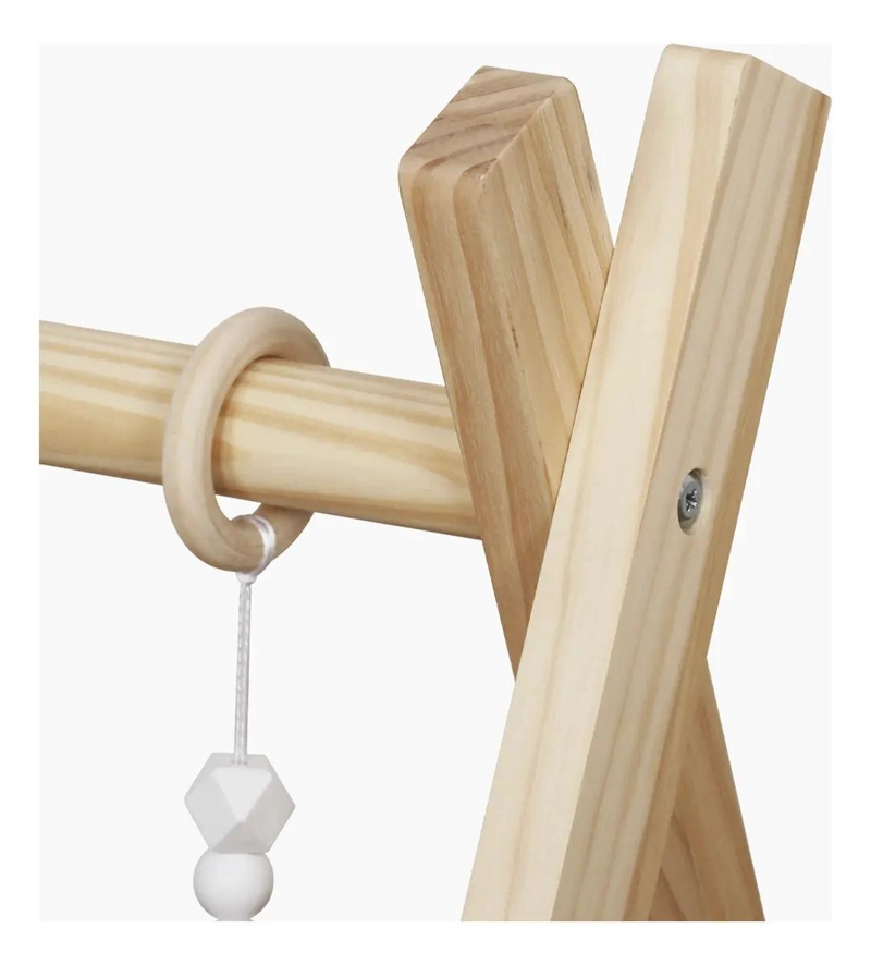 GIMNASIO INFANTIL DE MADERA PARA DESARROLLO MOTOR - 4