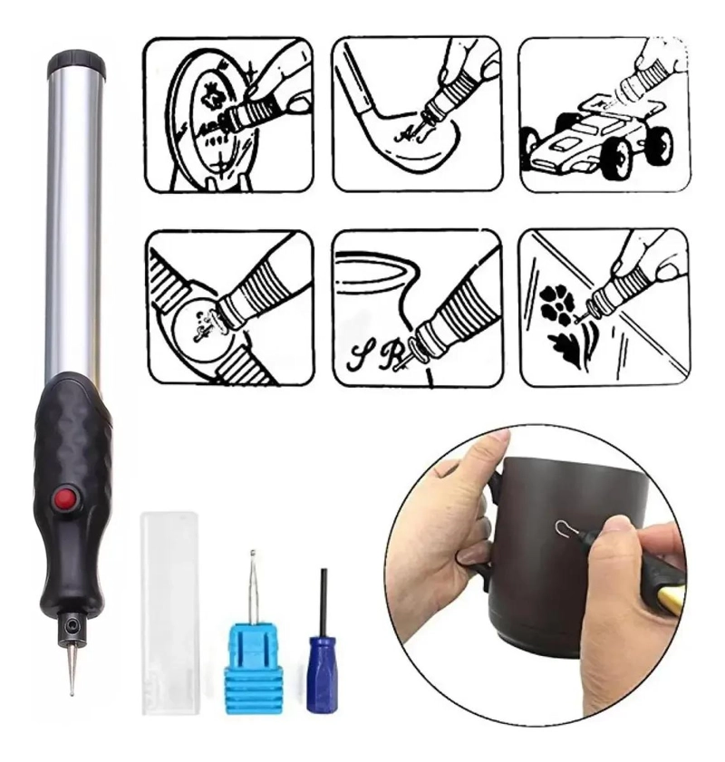 LAPIZ GRABADOR FINO PARA VIDRIO Y METAL - 5